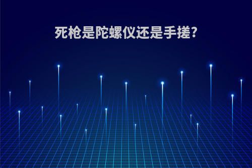 死枪是陀螺仪还是手搓?