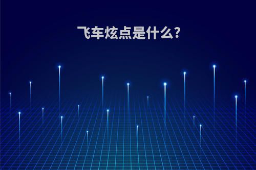 飞车炫点是什么?