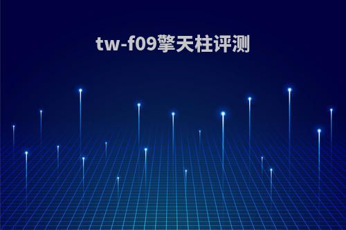 tw-f09擎天柱评测