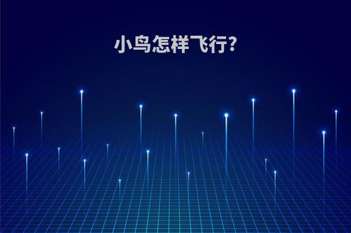 小鸟怎样飞行?